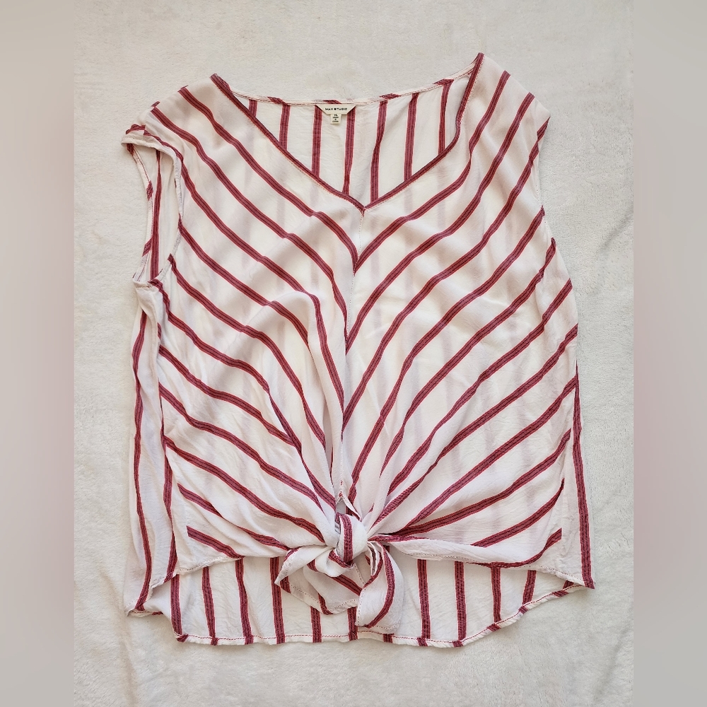 Max Studio Brand Linen Tank Top Size XL